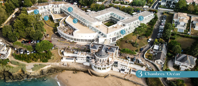 Chambre Ocean – Alliance Pornic Hôtel Thalasso & Spa - 3